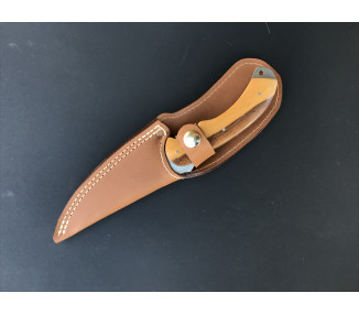 Couteau de chasse bois St Martin Rouge