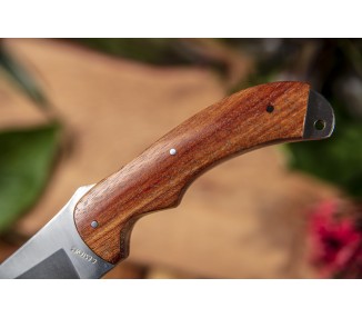 Couteau de chasse bois Satiné Rubané